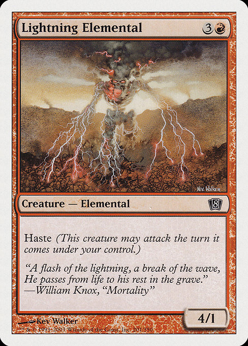 Lightning Elemental [Foil]