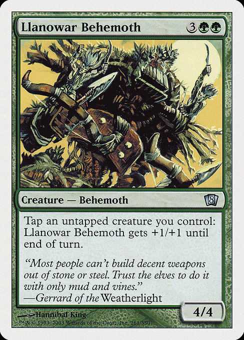 Llanowar Behemoth [Foil]