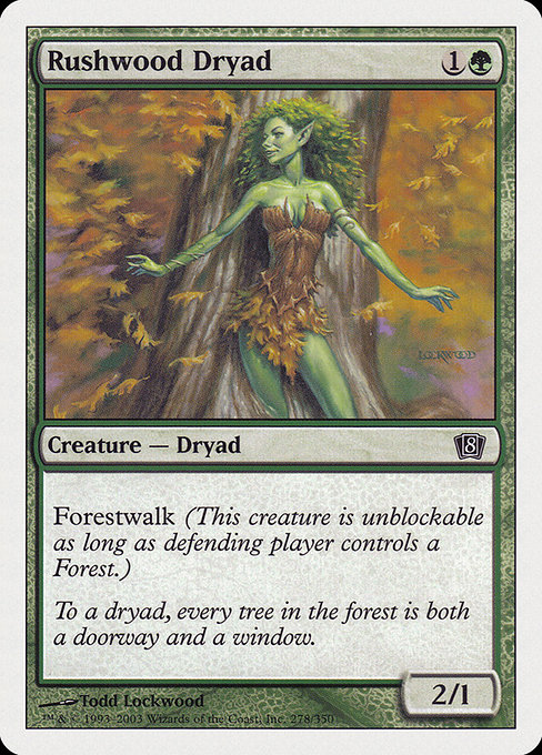 Rushwood Dryad [Foil]