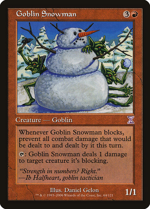 Goblin Snowman [Foil]