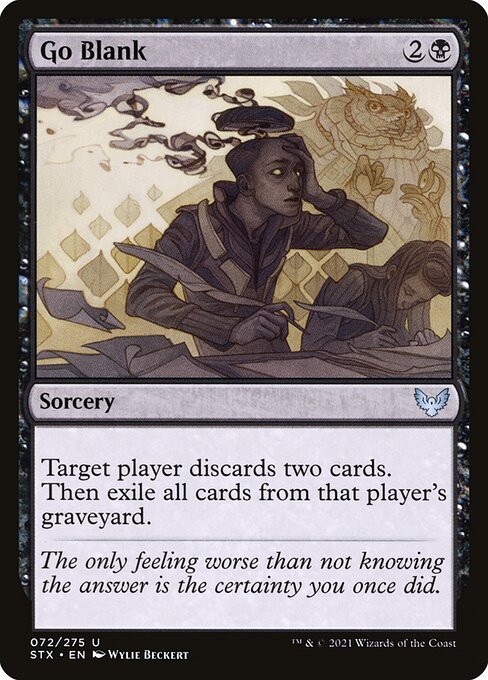 Go Blank [Foil]