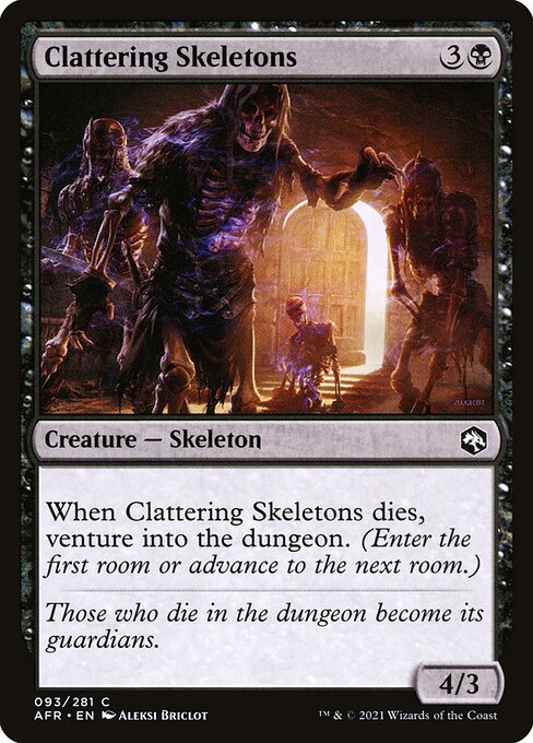 Clattering Skeletons [Foil]