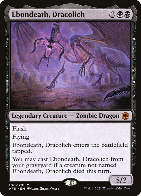 Ebondeath, Dracolich [Foil]