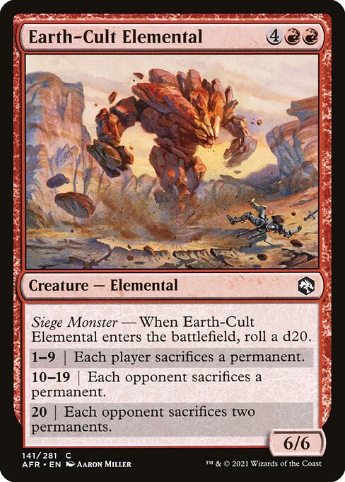 Earth-Cult Elemental [Foil]