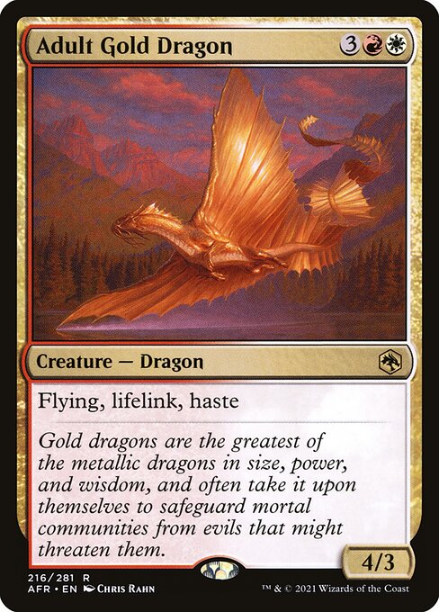 Adult Gold Dragon [Foil]