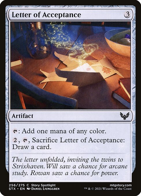 Letter of Acceptance [Foil]