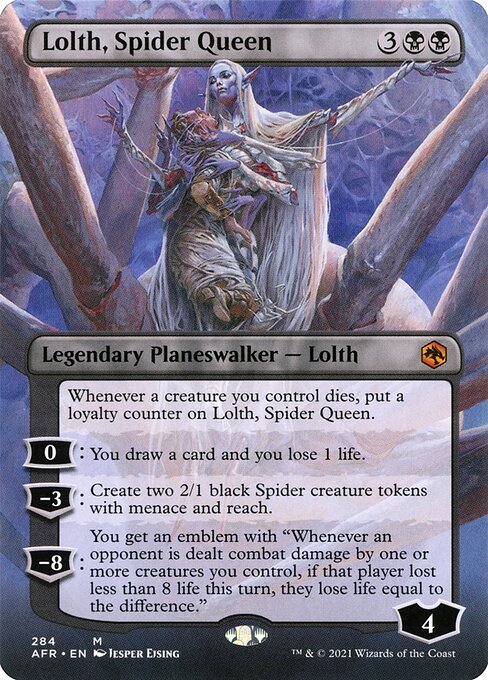 Lolth, Spider Queen [Borderless Foil]