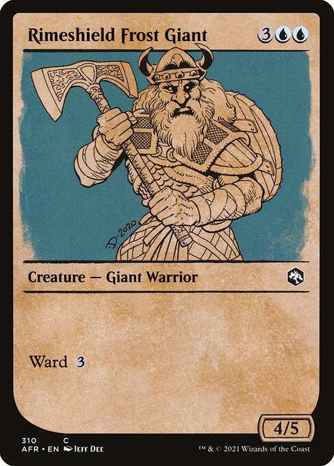 Rimeshield Frost Giant [Showcase Foil]