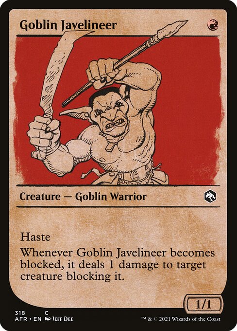 Goblin Javelineer [Showcase]