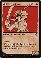 Goblin Javelineer [Showcase]