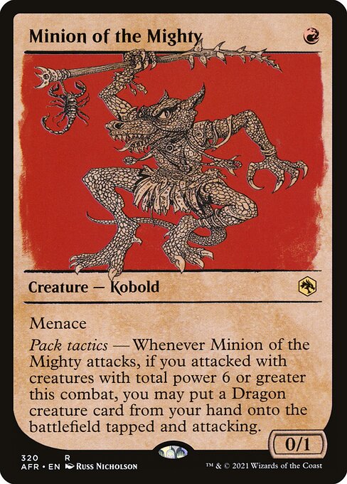 Minion of the Mighty [Showcase Foil]
