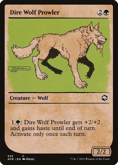 Dire Wolf Prowler [Showcase Foil]