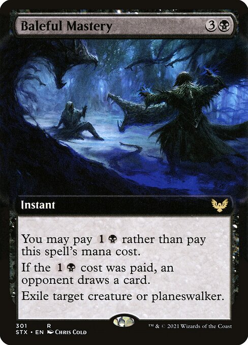 Baleful Mastery [Extended Artwork Foil]