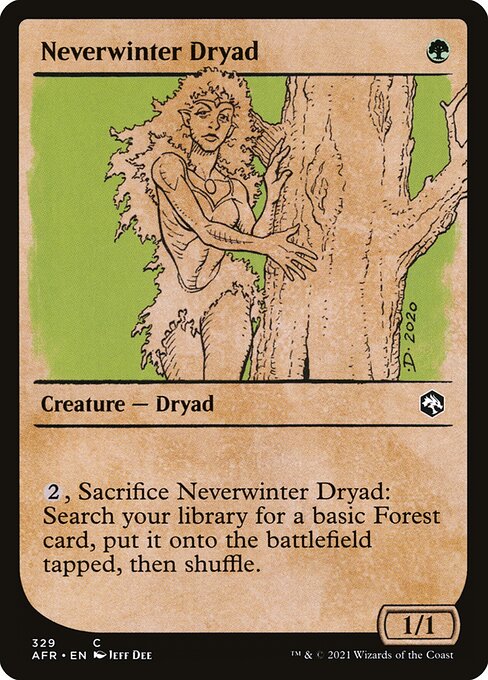 Neverwinter Dryad [Showcase Foil]