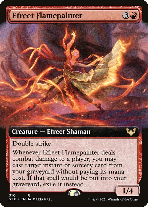 Efreet Flamepainter [Extended Artwork Foil]