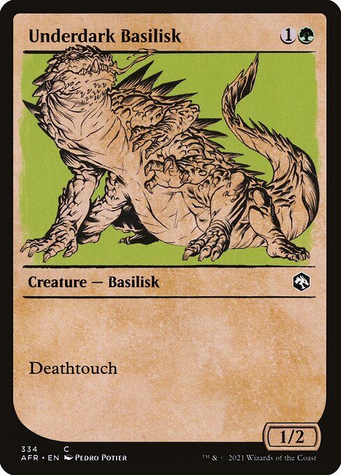Underdark Basilisk [Showcase]