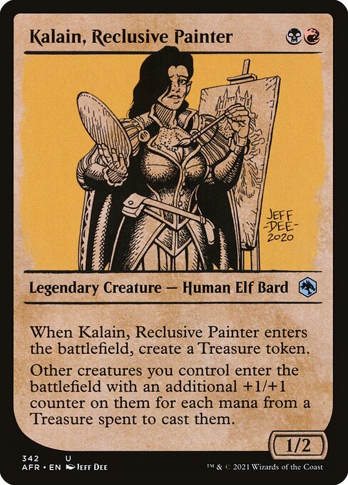 Kalain, Reclusive Painter [Showcase Foil]