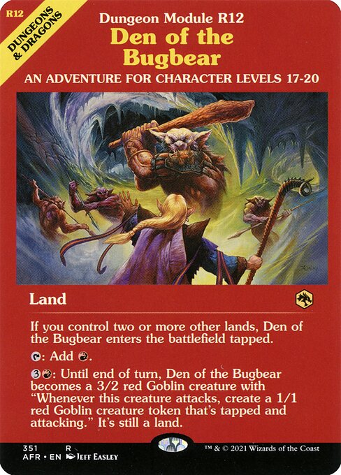 Den of the Bugbear [Showcase]