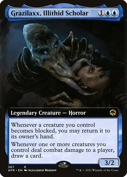 Grazilaxx, Illithid Scholar [Extended Artwork]