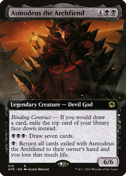 Asmodeus the Archfiend [Extended Artwork Foil]