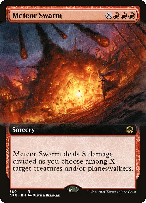 Meteor Swarm [Extended Artwork Foil]