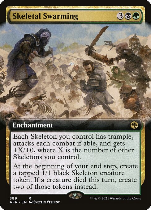 Skeletal Swarming [Extended Artwork Foil]