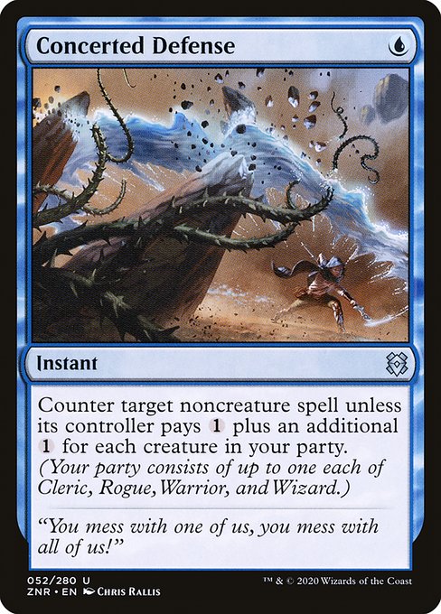 Concerted Defense [Foil]