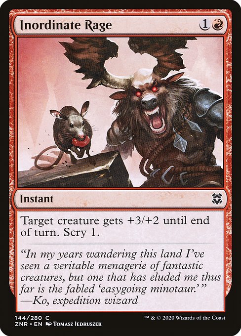 Inordinate Rage [Foil]