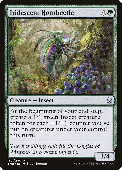 Iridescent Hornbeetle [Foil]
