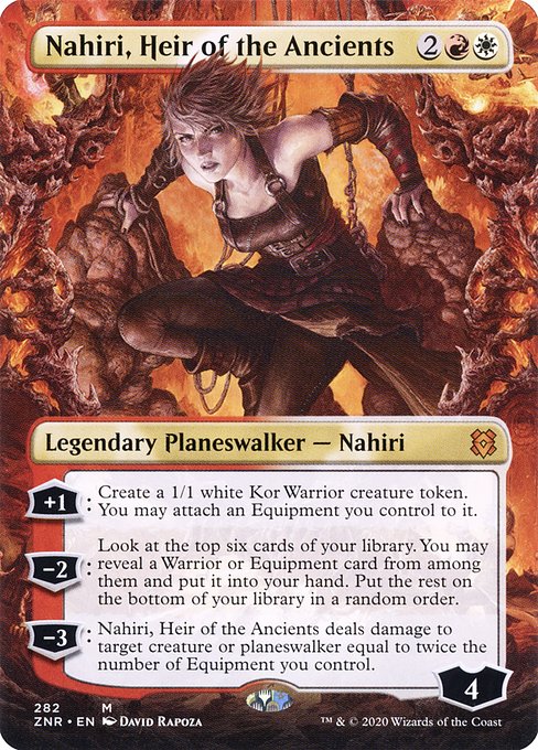 Nahiri, Heir of the Ancients [Borderless Foil]