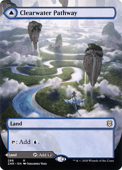 Clearwater Pathway // Murkwater Pathway [Borderless Foil]