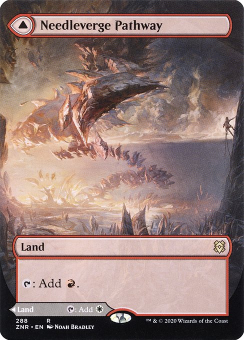 Needleverge Pathway // Pillarverge Pathway [Borderless Foil]
