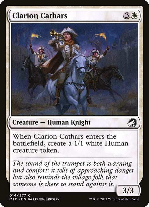 Clarion Cathars [Foil]