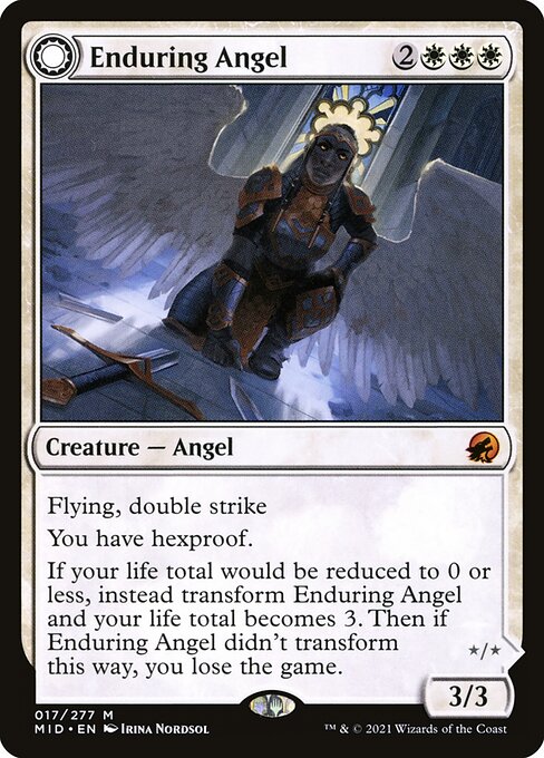 Enduring Angel // Angelic Enforcer [Foil]