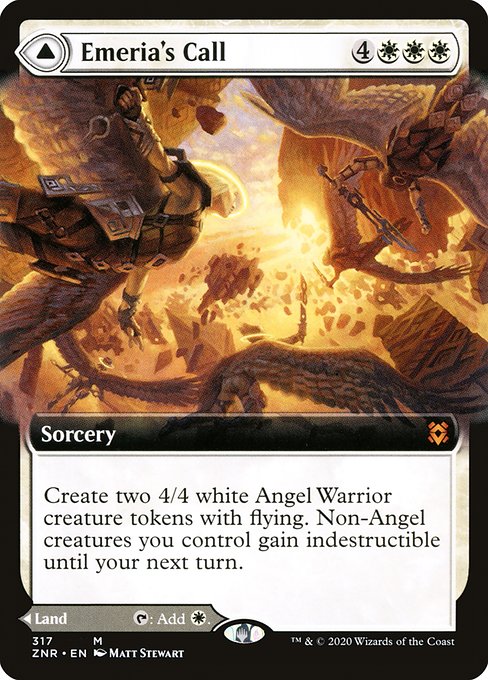Emeria's Call // Emeria, Shattered Skyclave [Extended Artwork Foil]
