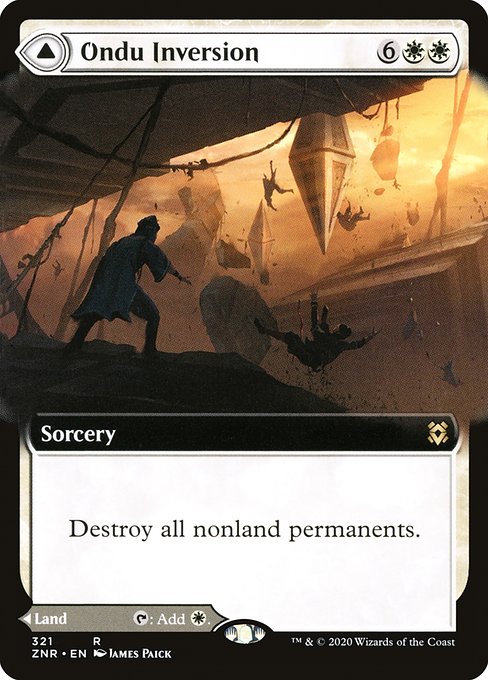 Ondu Inversion // Ondu Skyruins [Extended Artwork Foil]