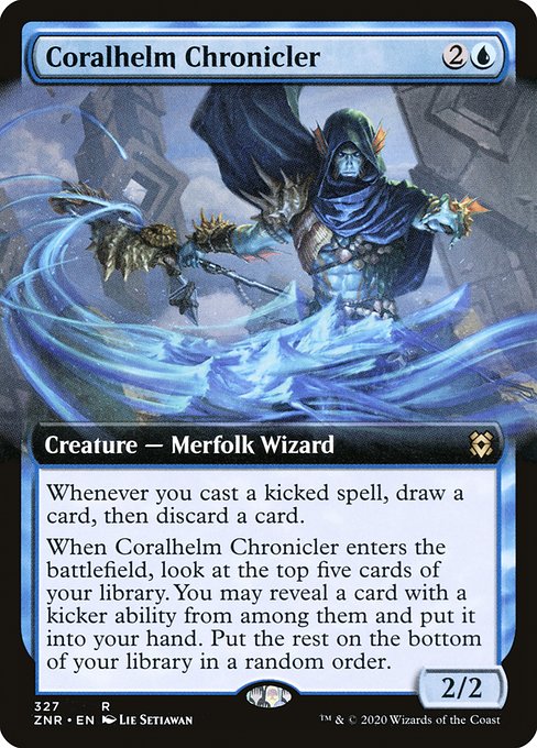 Coralhelm Chronicler [Extended Artwork]