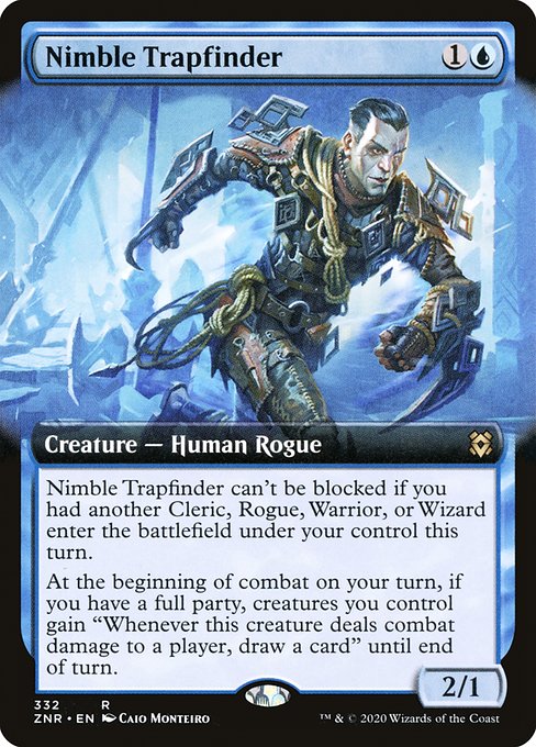 Nimble Trapfinder [Extended Artwork Foil]