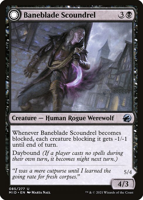 Baneblade Scoundrel // Baneclaw Marauder [Foil]