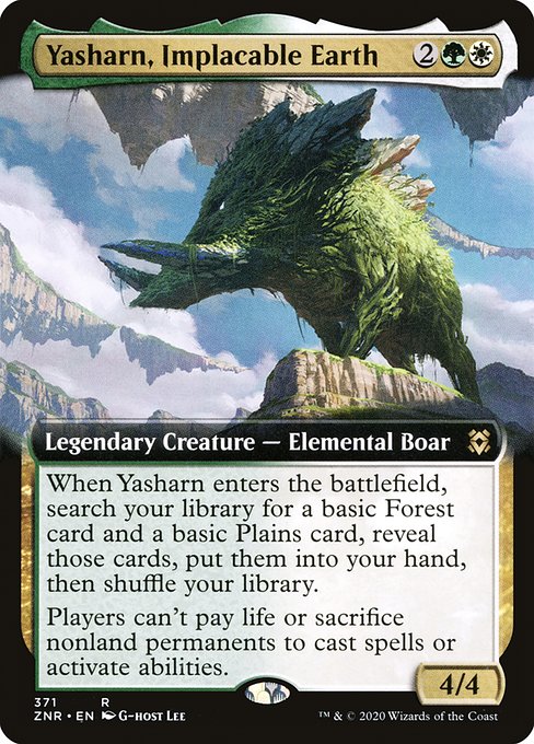 Yasharn, Implacable Earth [Extended Artwork Foil]