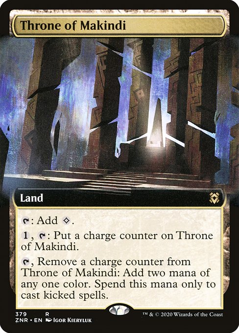 Throne of Makindi [Extended Artwork Foil]