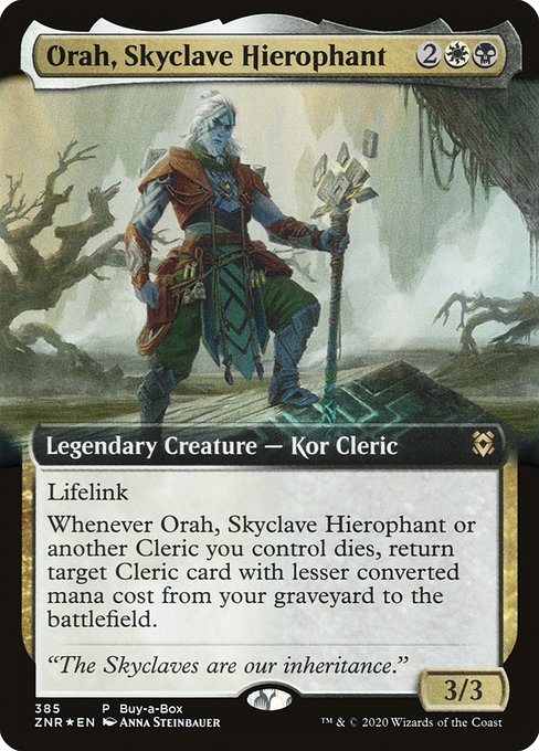 Orah, Skyclave Hierophant [Buy-A-Box Extended Artwork Foil]