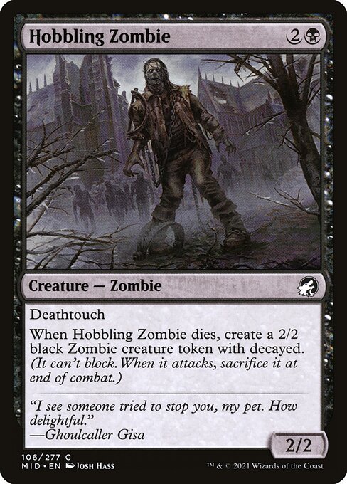 Hobbling Zombie [Foil]