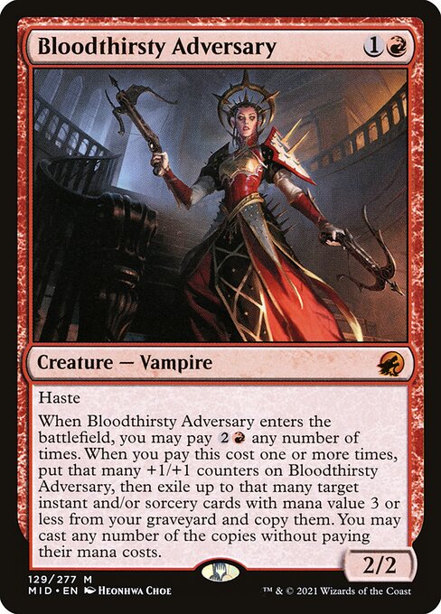 Bloodthirsty Adversary [Foil]