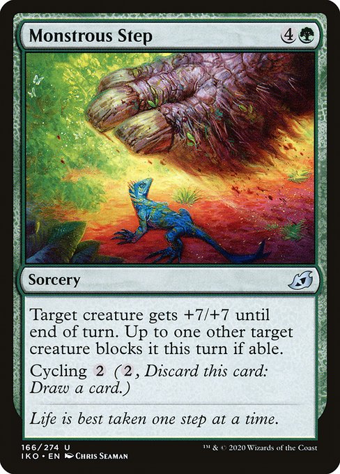 Monstrous Step [Foil]