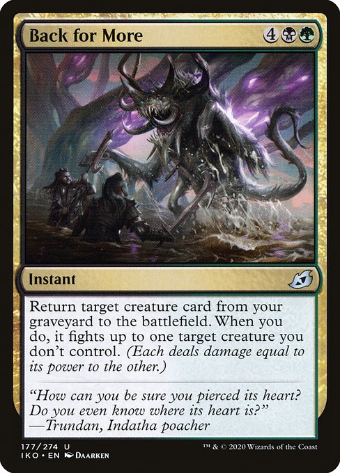 Back for More [Foil]