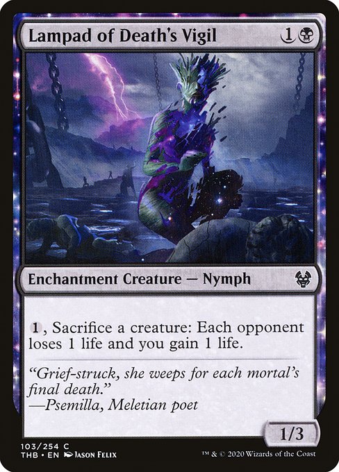 Lampad of Death's Vigil [Foil]