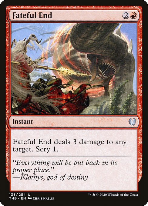 Fateful End [Foil]