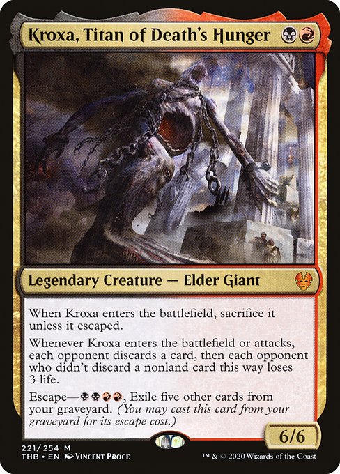 Kroxa, Titan of Death's Hunger [Foil]