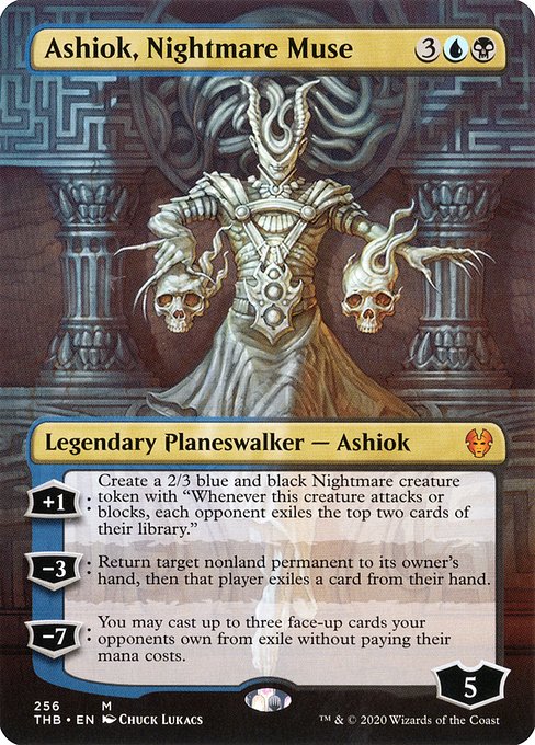 Ashiok, Nightmare Muse [Borderless Foil]